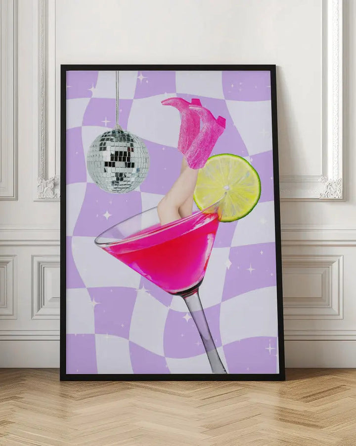 Cocktail diving - Stretched Canvas, Poster or Fine Art Print I Heart Wall Art