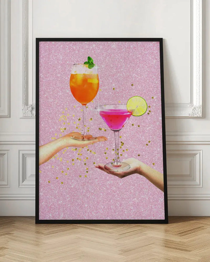 Cocktail Party - Stretched Canvas, Poster or Fine Art Print I Heart Wall Art