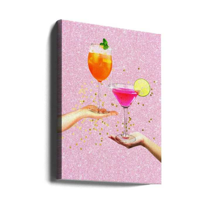 Cocktail Party - Stretched Canvas, Poster or Fine Art Print I Heart Wall Art