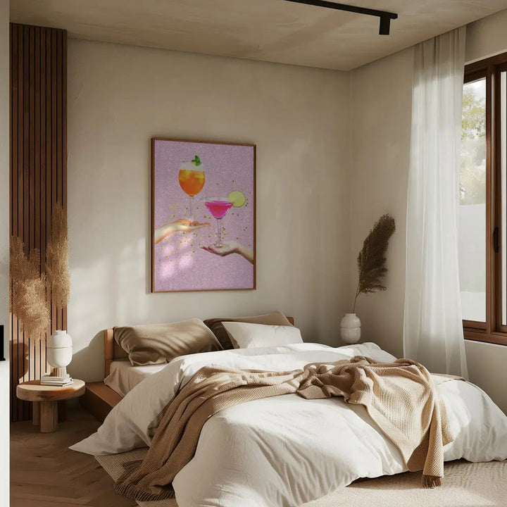 Cocktail Party - Stretched Canvas, Poster or Fine Art Print I Heart Wall Art