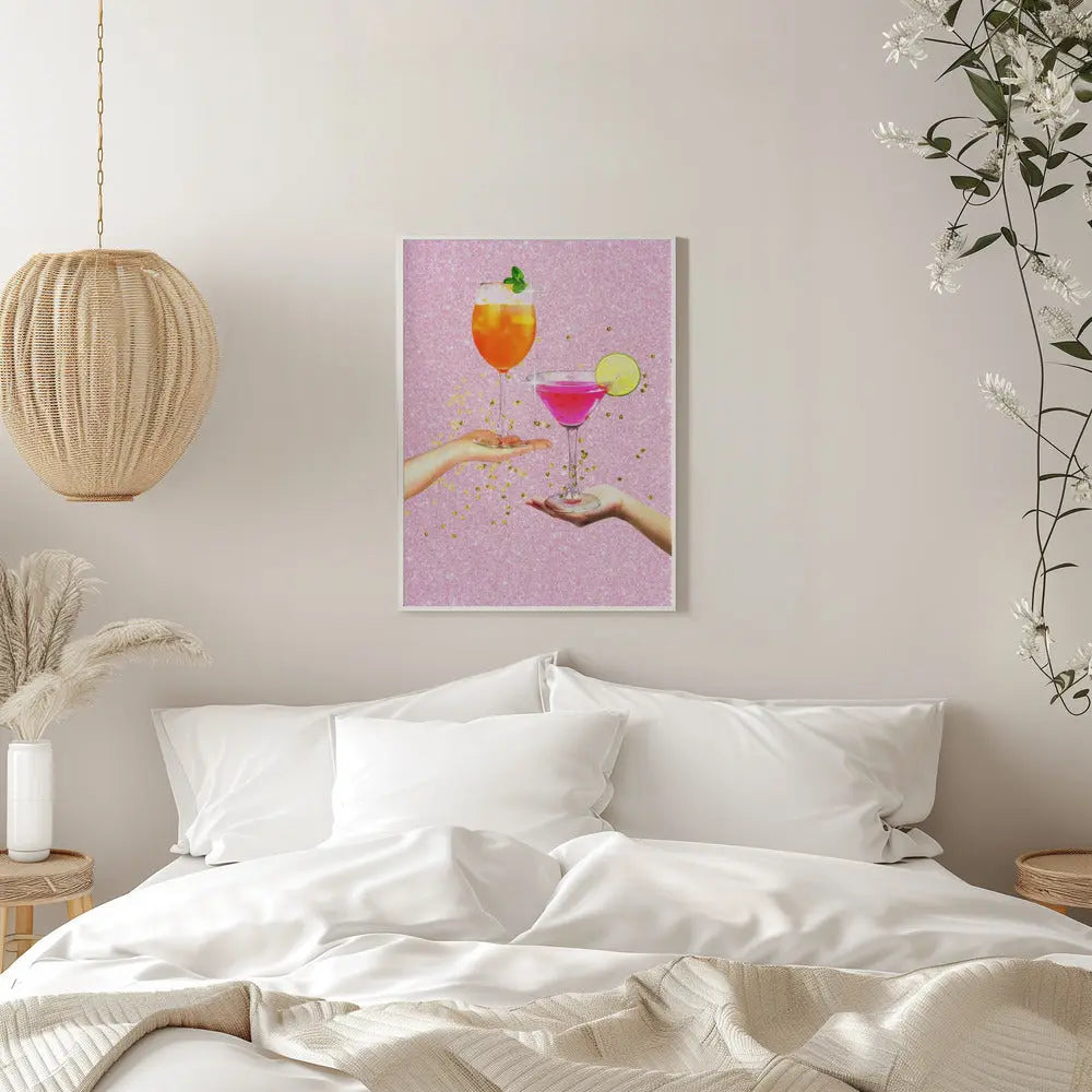 Cocktail Party - Stretched Canvas, Poster or Fine Art Print I Heart Wall Art