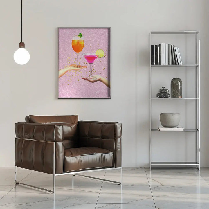 Cocktail Party - Stretched Canvas, Poster or Fine Art Print I Heart Wall Art