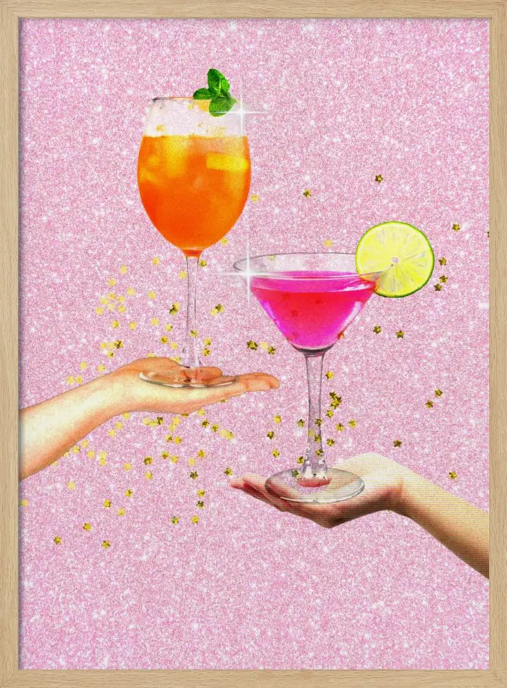 Cocktail Party - Stretched Canvas, Poster or Fine Art Print I Heart Wall Art