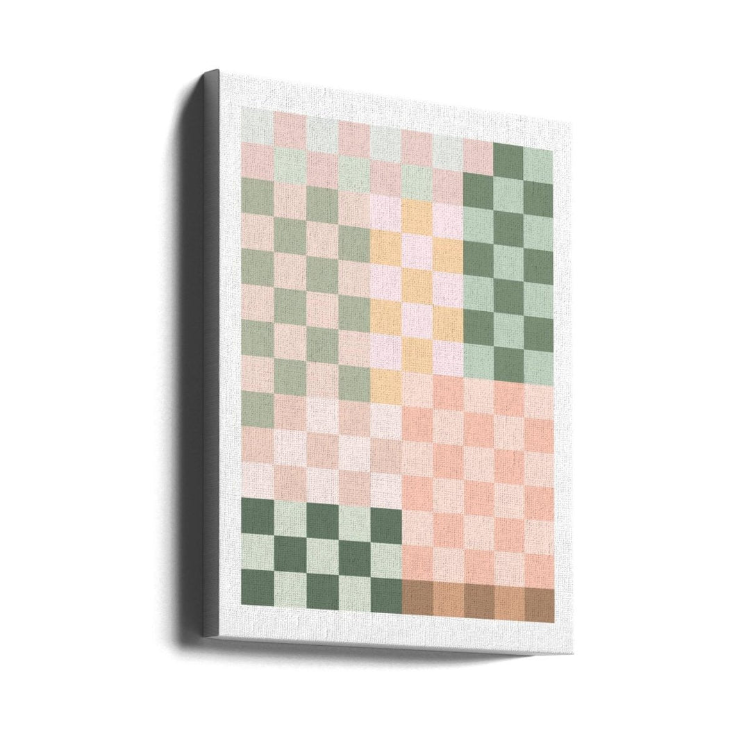 Color Grid Harmony - Stretched Canvas, Poster or Fine Art Print - I Heart Wall Art - Poster Print, Canvas Print or Framed Art Print