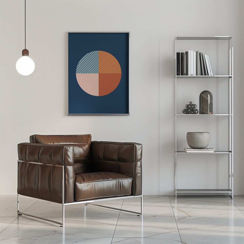 Color Harmony Wheel - Stretched Canvas, Poster or Fine Art Print - I Heart Wall Art - Poster Print, Canvas Print or Framed Art Print