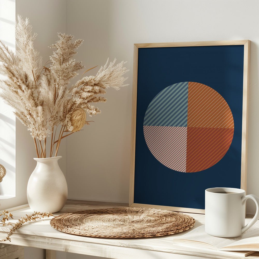 Color Harmony Wheel - Stretched Canvas, Poster or Fine Art Print - I Heart Wall Art - Poster Print, Canvas Print or Framed Art Print