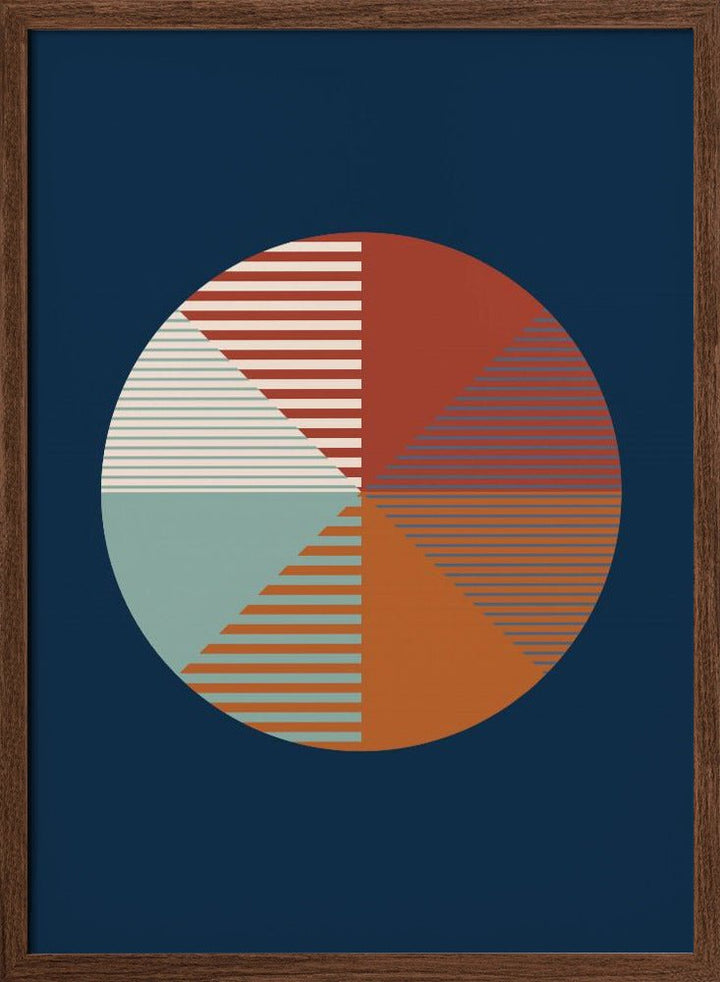 Color Wheel Stripes - Stretched Canvas, Poster or Fine Art Print - I Heart Wall Art - Poster Print, Canvas Print or Framed Art Print