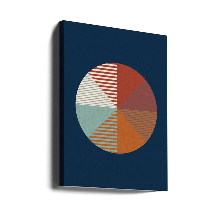 Color Wheel Stripes - Stretched Canvas, Poster or Fine Art Print - I Heart Wall Art - Poster Print, Canvas Print or Framed Art Print