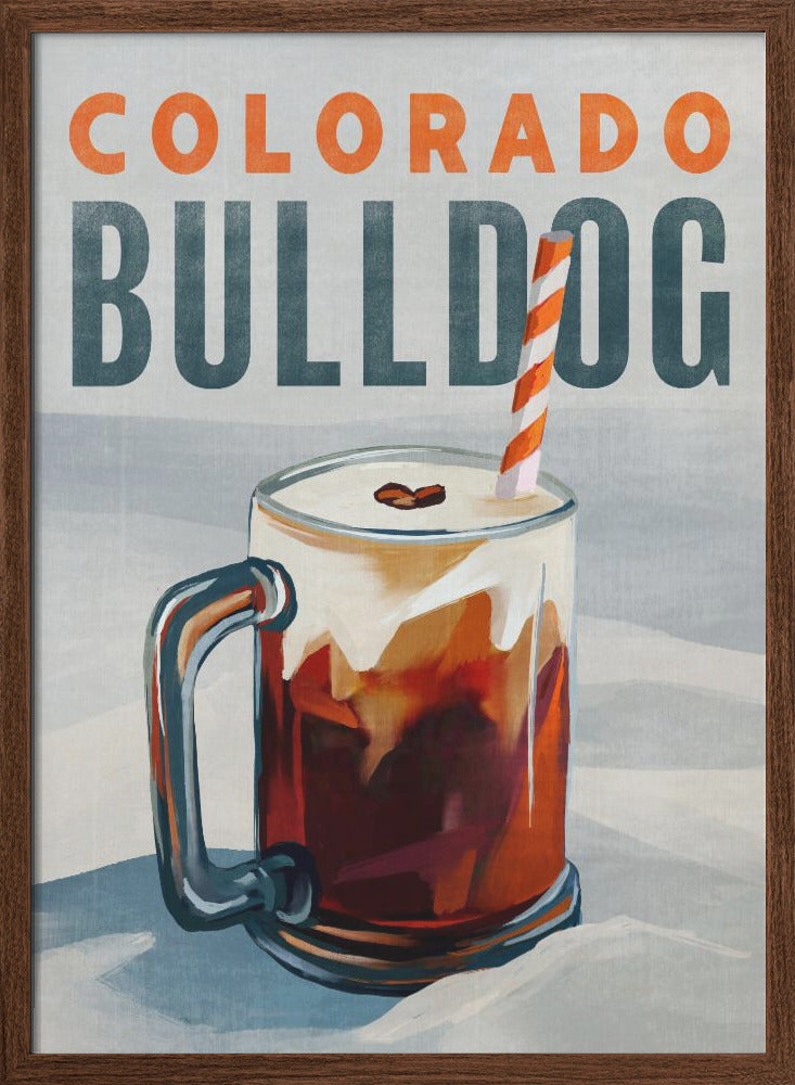 Colorado Bulldog 21x28 - Stretched Canvas, Poster or Fine Art Print I Heart Wall Art