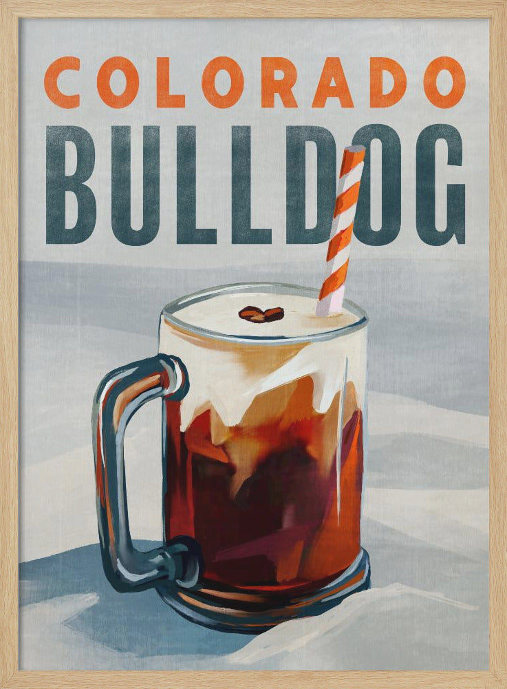 Colorado Bulldog 21x28 - Stretched Canvas, Poster or Fine Art Print I Heart Wall Art