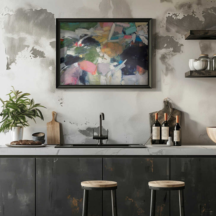 Colorful Abstract Energy - Stretched Canvas Poster or Fine Art Print