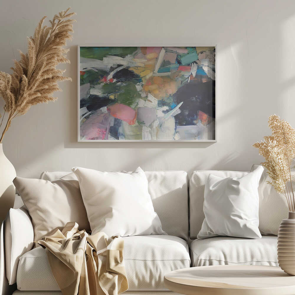 Colorful Abstract Energy - Stretched Canvas Poster or Fine Art Print