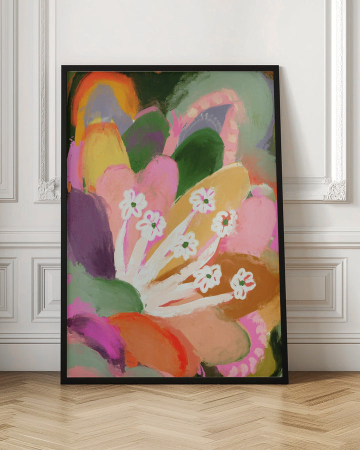 Colorful Bloom - Stretched Canvas, Poster or Fine Art Print I Heart Wall Art