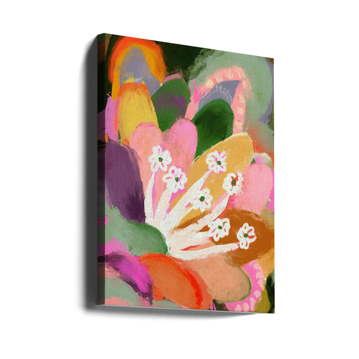 Colorful Bloom - Stretched Canvas, Poster or Fine Art Print I Heart Wall Art
