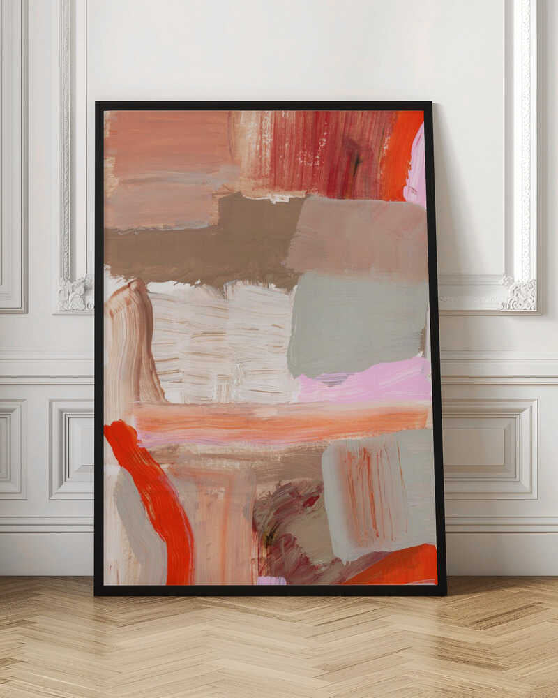Colorful Bold Brushstrokes - Stretched Canvas, Poster or Fine Art Print - I Heart Wall Art - Poster Print, Canvas Print or Framed Art Print