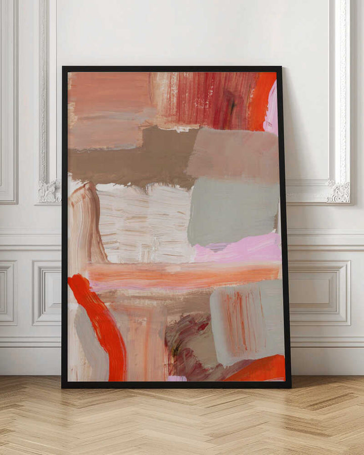 Colorful Bold Brushstrokes - Stretched Canvas, Poster or Fine Art Print - I Heart Wall Art - Poster Print, Canvas Print or Framed Art Print