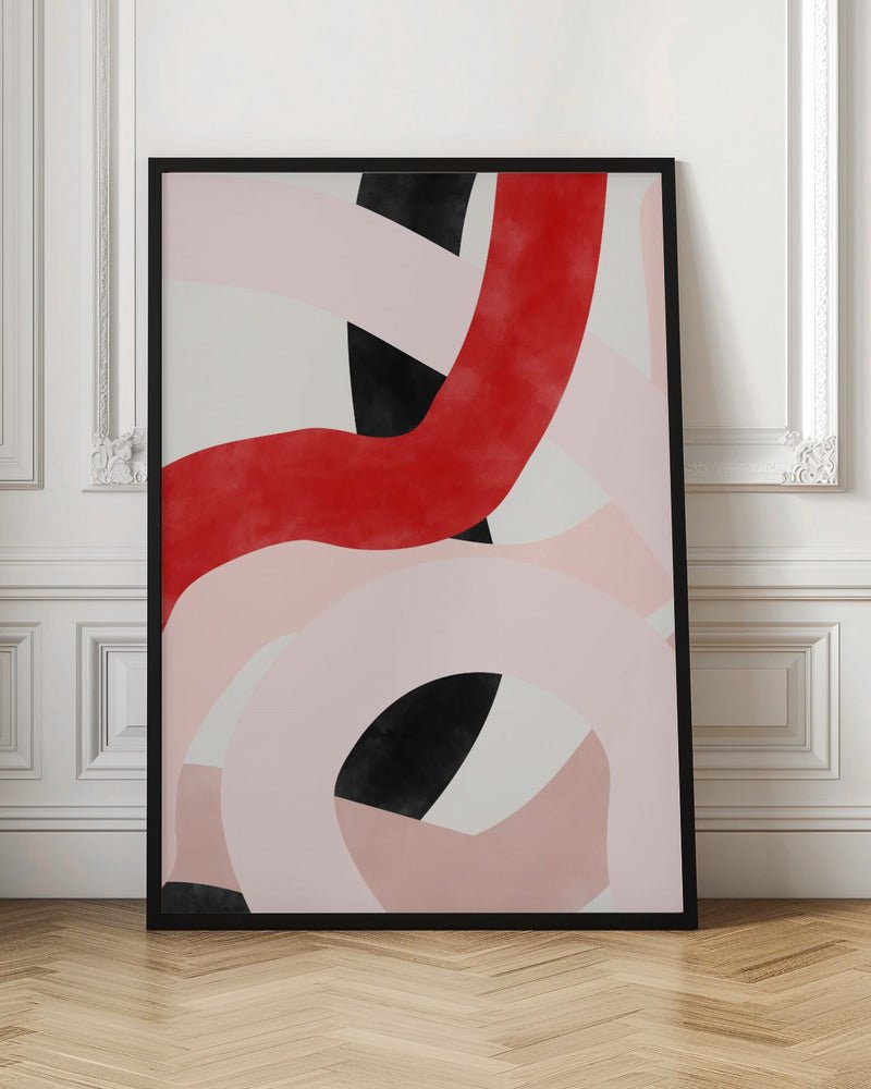 Colorful Curves - Stretched Canvas, Poster or Fine Art Print - I Heart Wall Art - Poster Print, Canvas Print or Framed Art Print