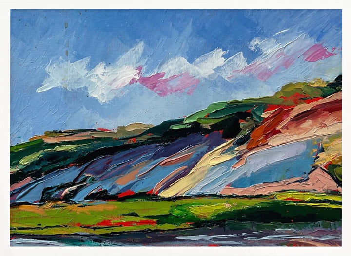 Colorful Dunes - Stretched Canvas, Poster or Fine Art Print I Heart Wall Art