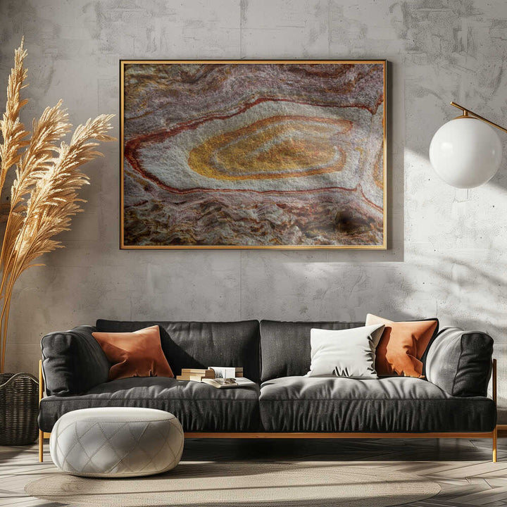 Colorful Geological Layers - Stretched Canvas, Poster or Fine Art Print - I Heart Wall Art - Poster Print, Canvas Print or Framed Art Print