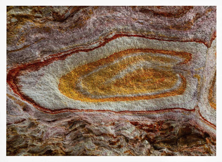 Colorful Geological Layers - Stretched Canvas, Poster or Fine Art Print - I Heart Wall Art - Poster Print, Canvas Print or Framed Art Print