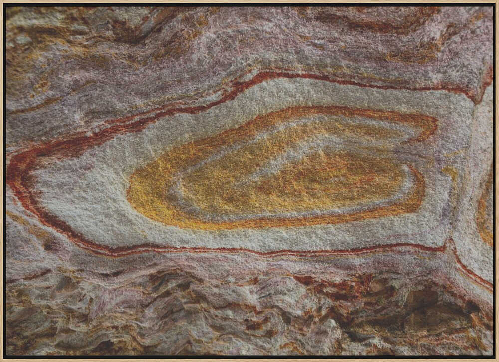 Colorful Geological Layers - Stretched Canvas, Poster or Fine Art Print - I Heart Wall Art - Poster Print, Canvas Print or Framed Art Print