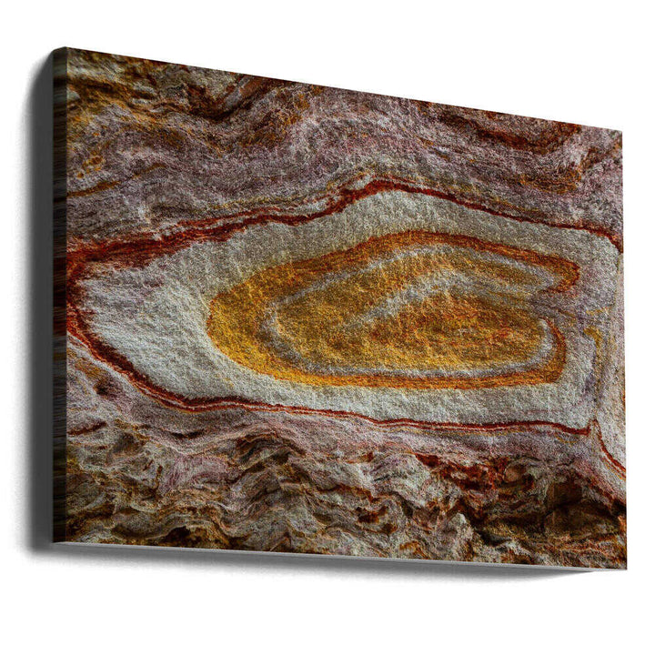 Colorful Geological Layers - Stretched Canvas, Poster or Fine Art Print - I Heart Wall Art - Poster Print, Canvas Print or Framed Art Print