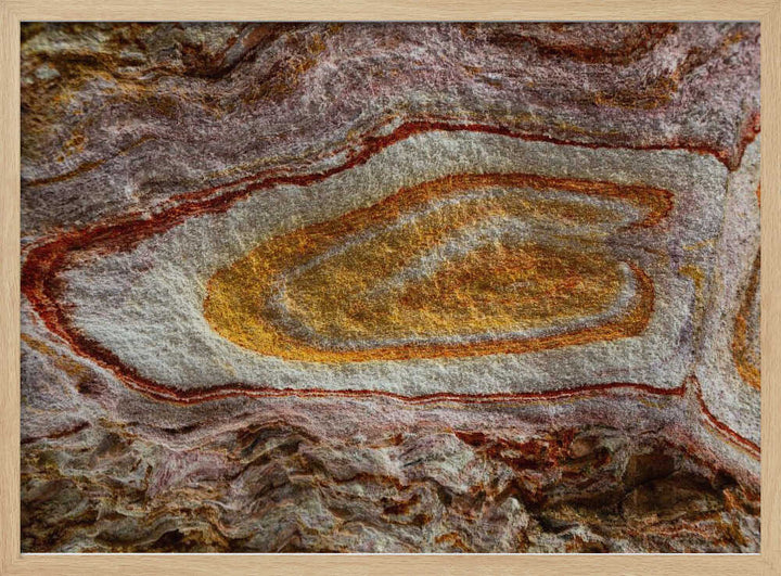 Colorful Geological Layers - Stretched Canvas, Poster or Fine Art Print - I Heart Wall Art - Poster Print, Canvas Print or Framed Art Print