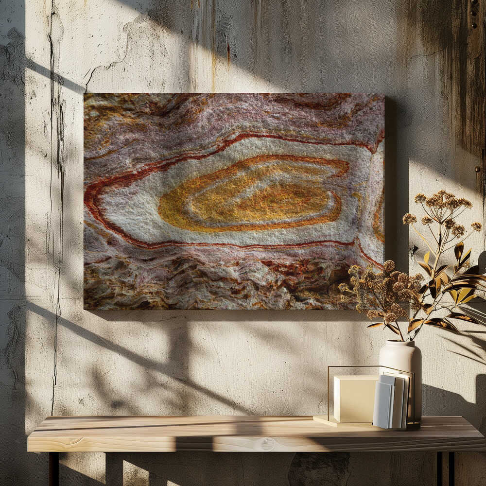 Colorful Geological Layers - Stretched Canvas, Poster or Fine Art Print - I Heart Wall Art - Poster Print, Canvas Print or Framed Art Print