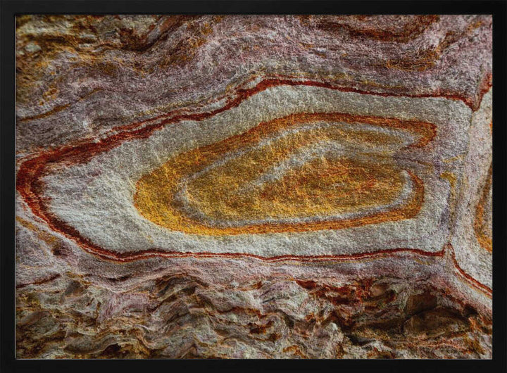 Colorful Geological Layers - Stretched Canvas, Poster or Fine Art Print - I Heart Wall Art - Poster Print, Canvas Print or Framed Art Print