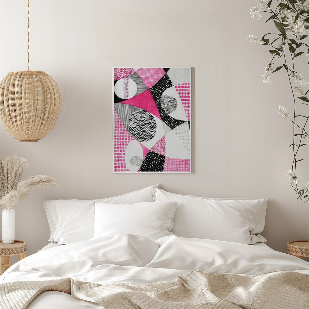 Colorful Geometric Patterns - Stretched Canvas, Poster or Fine Art Print - I Heart Wall Art - Poster Print, Canvas Print or Framed Art Print