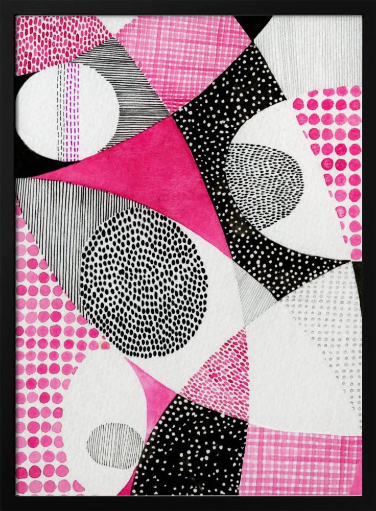 Colorful Geometric Patterns - Stretched Canvas, Poster or Fine Art Print - I Heart Wall Art - Poster Print, Canvas Print or Framed Art Print