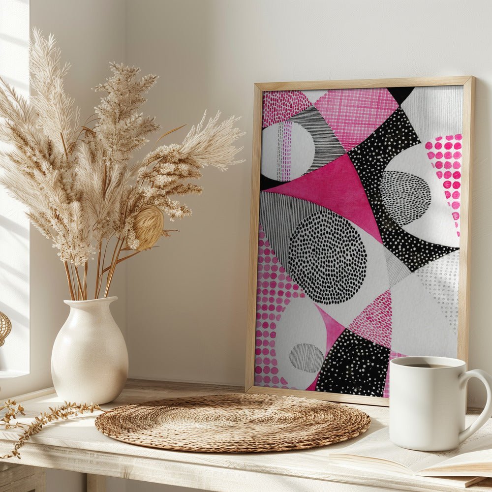 Colorful Geometric Patterns - Stretched Canvas, Poster or Fine Art Print - I Heart Wall Art - Poster Print, Canvas Print or Framed Art Print