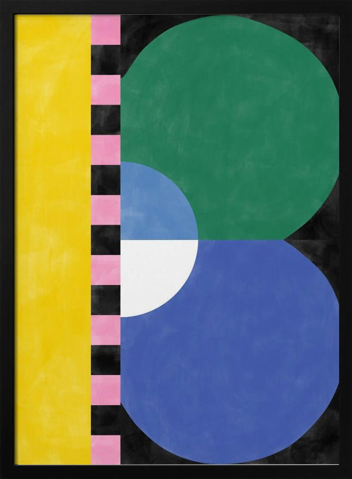 Colorful Geometry Block and shapes - Stretched Canvas, Poster or Fine Art Print - I Heart Wall Art - Poster Print, Canvas Print or Framed Art Print
