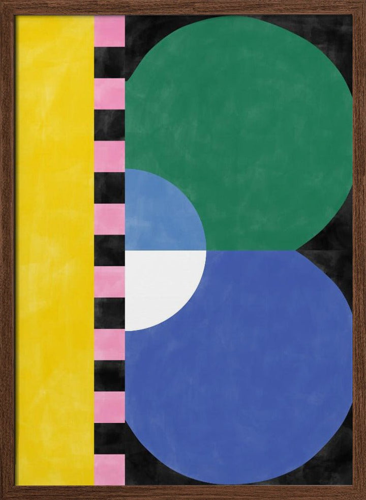 Colorful Geometry Block and shapes - Stretched Canvas, Poster or Fine Art Print - I Heart Wall Art - Poster Print, Canvas Print or Framed Art Print