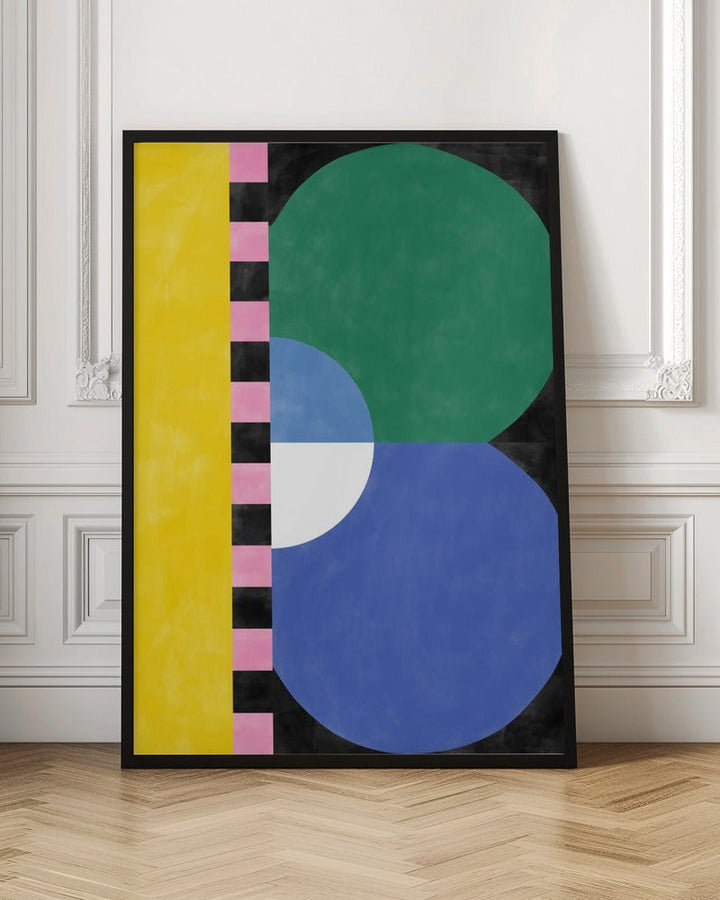 Colorful Geometry Block and shapes - Stretched Canvas, Poster or Fine Art Print - I Heart Wall Art - Poster Print, Canvas Print or Framed Art Print