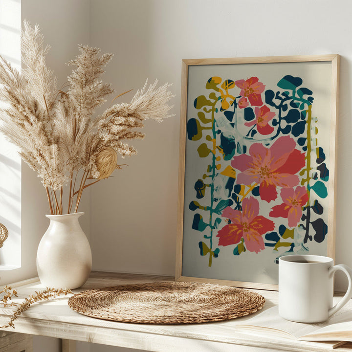 Colorful Orchid - Stretched Canvas, Poster or Fine Art Print I Heart Wall Art