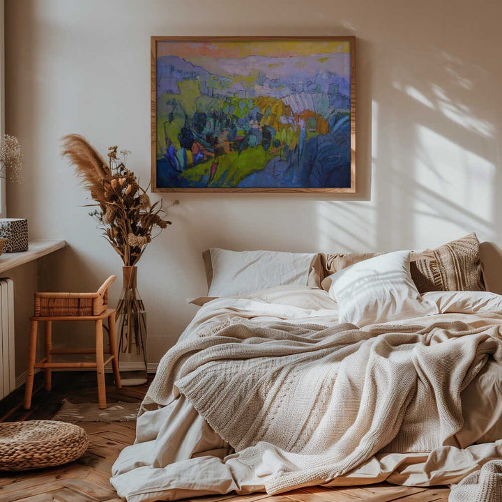 Colorful Panorama - Stretched Canvas, Poster or Fine Art Print - I Heart Wall Art - Poster Print, Canvas Print or Framed Art Print