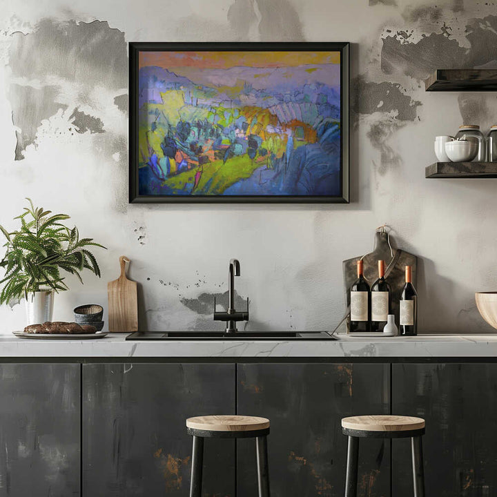 Colorful Panorama - Stretched Canvas, Poster or Fine Art Print - I Heart Wall Art - Poster Print, Canvas Print or Framed Art Print