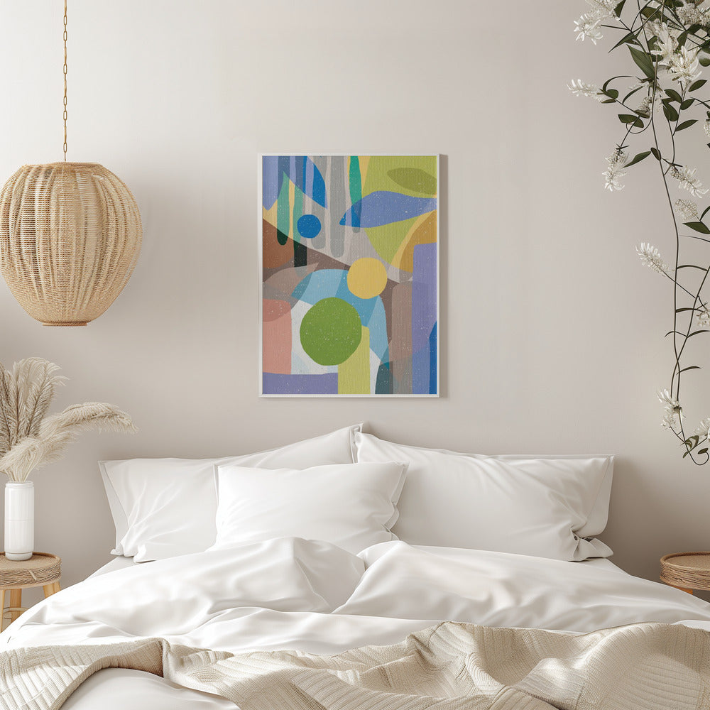 Colorful Pattern - Stretched Canvas, Poster or Fine Art Print I Heart Wall Art