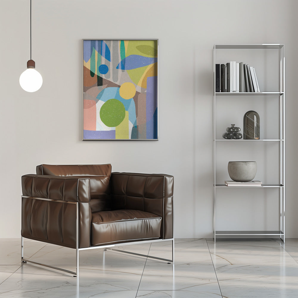 Colorful Pattern - Stretched Canvas, Poster or Fine Art Print I Heart Wall Art