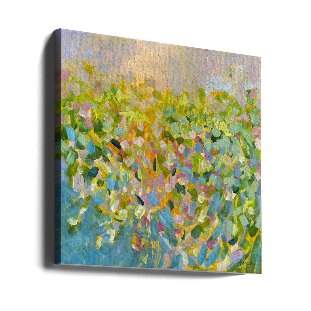 Colorful Reflections - Square Stretched Canvas, Poster or Fine Art Print I Heart Wall Art