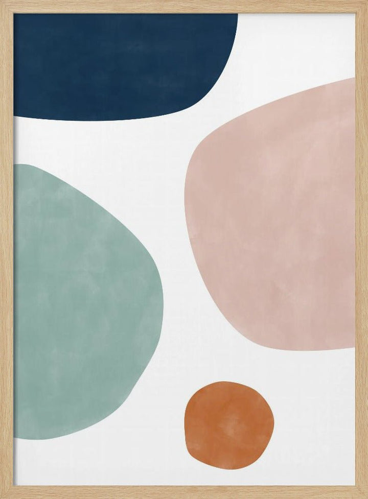 Colorful Shapes - Stretched Canvas, Poster or Fine Art Print - I Heart Wall Art - Poster Print, Canvas Print or Framed Art Print