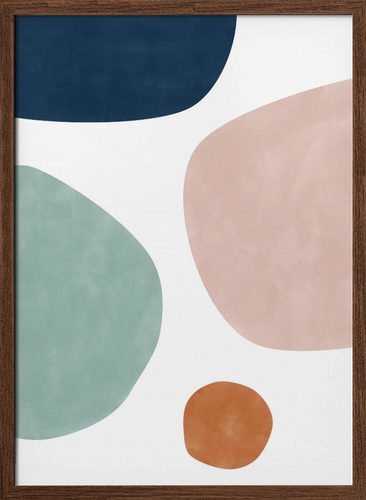 Colorful Shapes - Stretched Canvas, Poster or Fine Art Print - I Heart Wall Art - Poster Print, Canvas Print or Framed Art Print