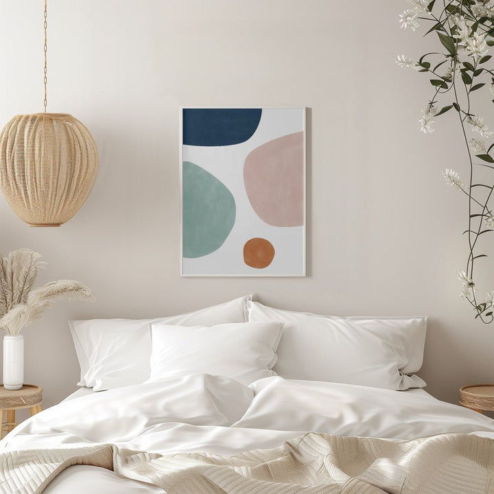 Colorful Shapes - Stretched Canvas, Poster or Fine Art Print - I Heart Wall Art - Poster Print, Canvas Print or Framed Art Print