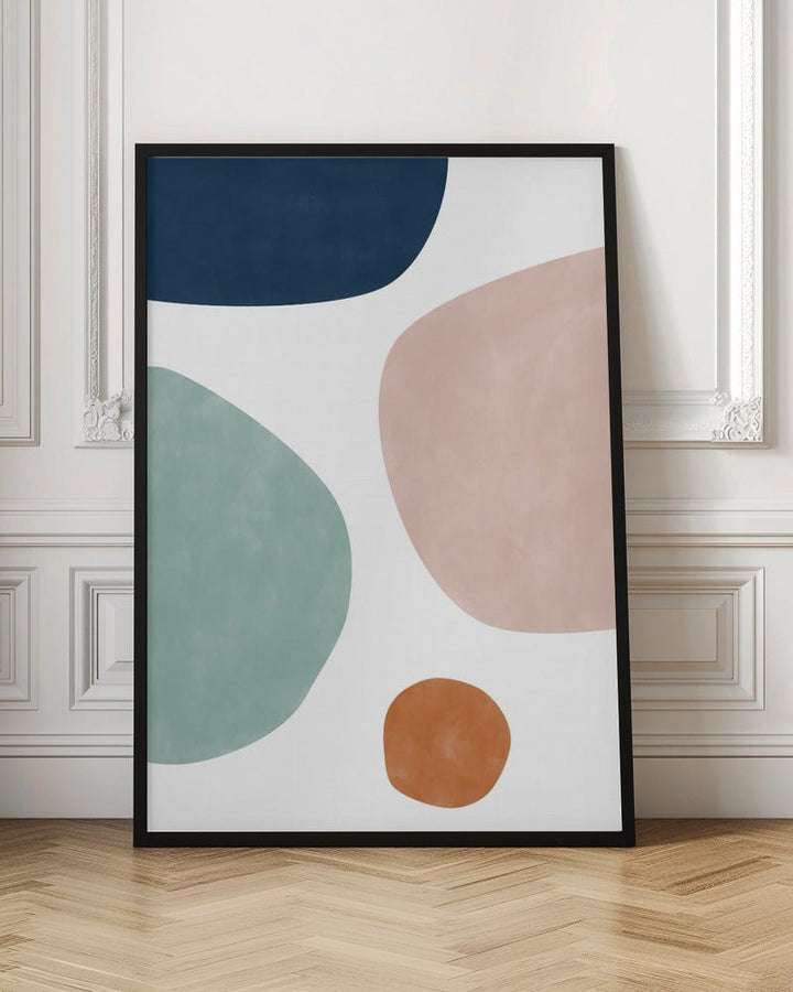 Colorful Shapes - Stretched Canvas, Poster or Fine Art Print - I Heart Wall Art - Poster Print, Canvas Print or Framed Art Print