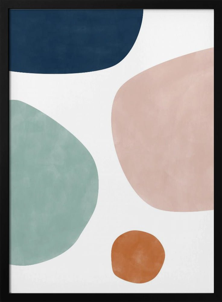 Colorful Shapes - Stretched Canvas, Poster or Fine Art Print - I Heart Wall Art - Poster Print, Canvas Print or Framed Art Print