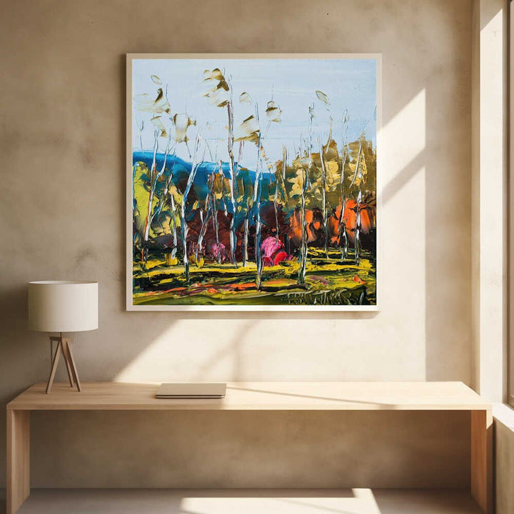 Colour change - Square Stretched Canvas, Poster or Fine Art Print by Angela Hawkey - I Heart Wall Art - Poster Print, Canvas Print or Framed Art Print