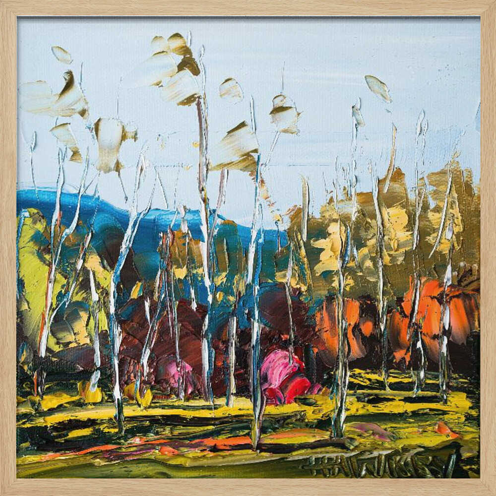 Colour change - Square Stretched Canvas, Poster or Fine Art Print by Angela Hawkey - I Heart Wall Art - Poster Print, Canvas Print or Framed Art Print