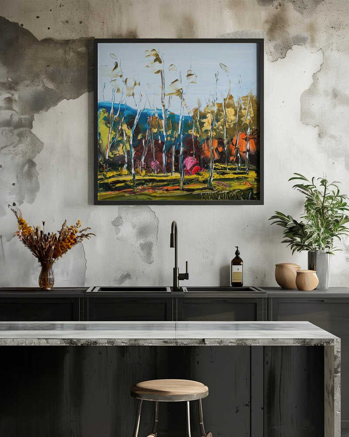 Colour change - Square Stretched Canvas, Poster or Fine Art Print by Angela Hawkey - I Heart Wall Art - Poster Print, Canvas Print or Framed Art Print