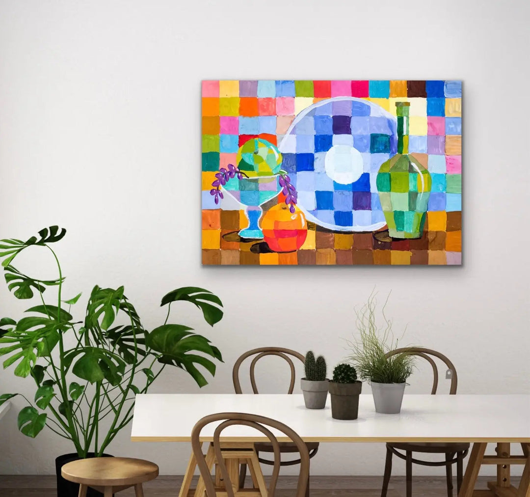 Come For Lunch - Colourful Still Life by Valentin Ivansov - I Heart Wall Art